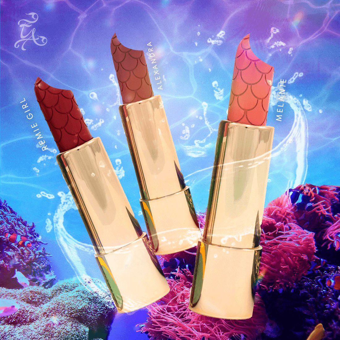 The Siren Series Lipstick Collection - emilyalexandracosmetics
